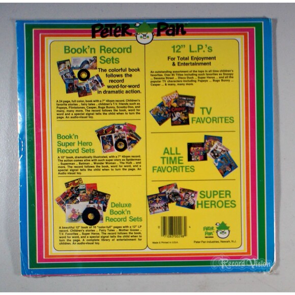 Wizard of Oz (1970) [SEALED] Vinyl LP • Aladdin, King Midas Peter Pan - Picture 2 of 2